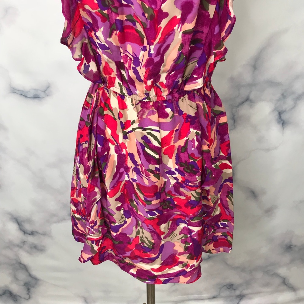 Parker Silk Ruffle Mini Dress - Picture 4 of 8